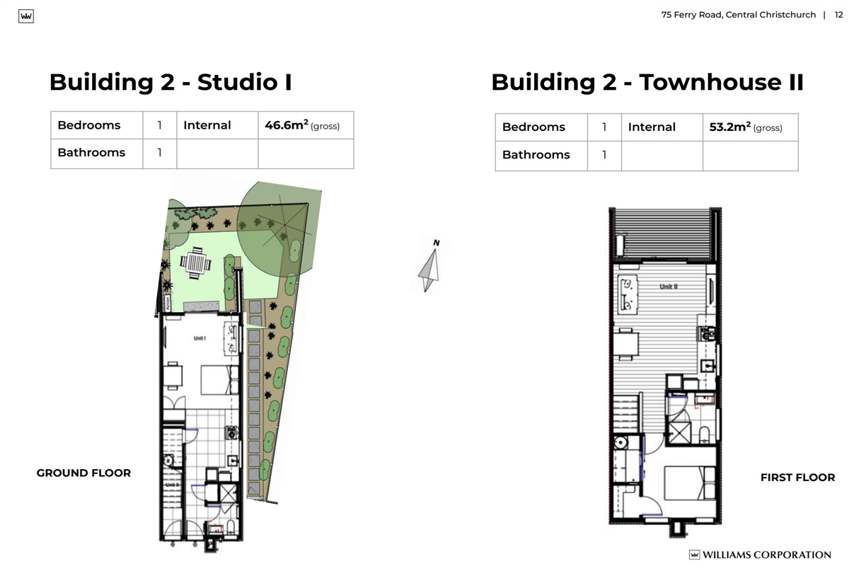 Studio I and Townhouse II